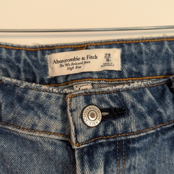 Curve Love High Ris 90s Relaxed Fit Medium Wash - Picture 6 of 9